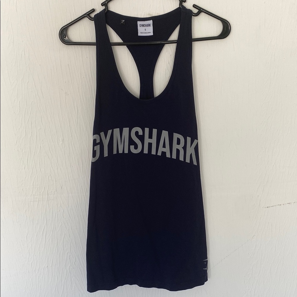 Gymshark Black and Gray Swim Racerback